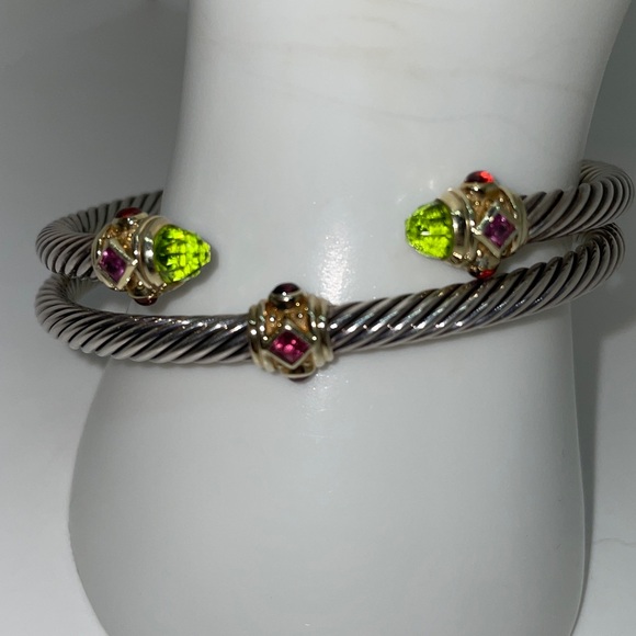 Matching David Yurman 5mm Renaissance Bracelets, Medium Size - Picture 3 of 12